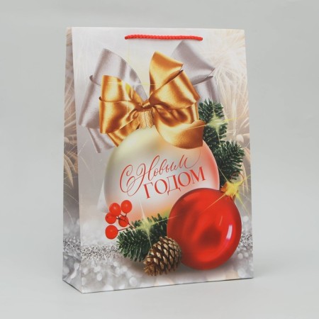 Laminated vertical "holiday for you", l 28 x 38 x 9 cm, new year-1