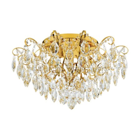 Fenoullet 1, 6x25W E14 chandelier, brass color