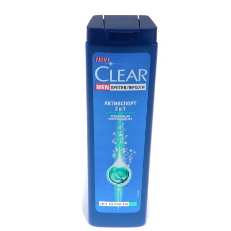 Hair shampoo Clear Men 2 B1 "Activity", 400 ml-3