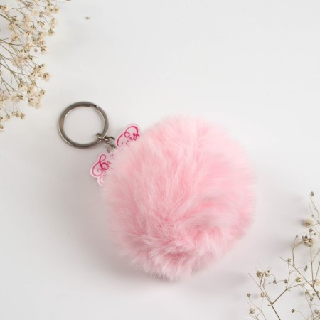 Fluffy keychain, children's “Magic Girl”, 9 x 10 cm-4