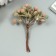 Decor for creativity "Berries" 1 bouquet = 6 branches lilac-green 10 cm
