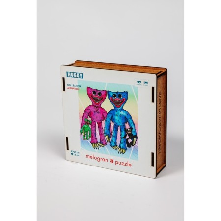 Figure puzzle "Haggi Vaggi and Kissi Missy", 97 details, 20 × 23 cm