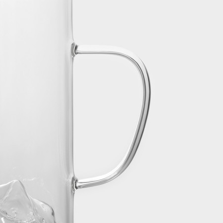 Glass mug Magistro "mountains", 330 ml-4