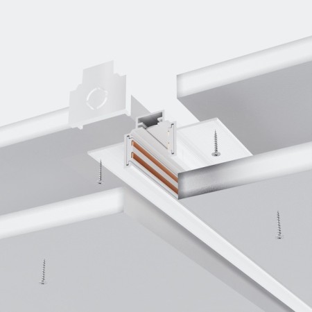 Built-in Technical TRXM034-422W Busbar Trunkings Exile, 2000x60x24.6 mm, white color-4
