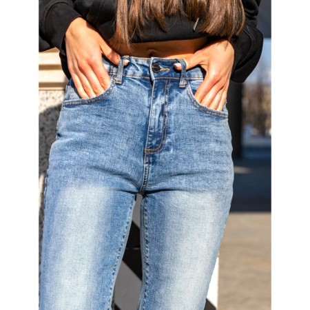 Women's jeans, size 50-52, blue color-9