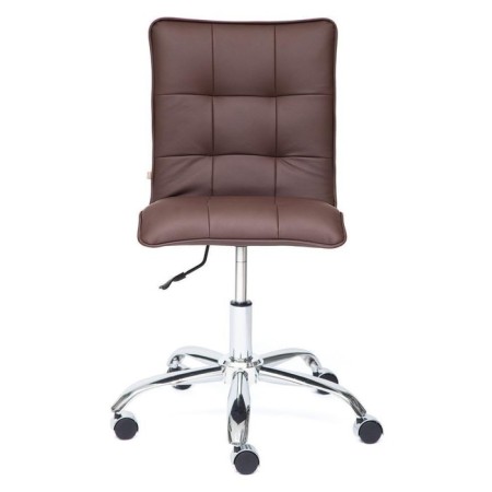 Zero eco-leather chair, brown 36-36-1