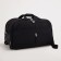 Road bag on wheels, 2 lightning departments, 2 outer pockets, long belt, black color