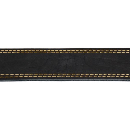 The collar is two-layer leather, 85 x 4.5 cm, Osh 50-70 cm, black-5