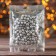 Figure for crafts and decor "Shar", set of 100 pcs., Size 1 pc. 0.4-0.7 cm, silver color