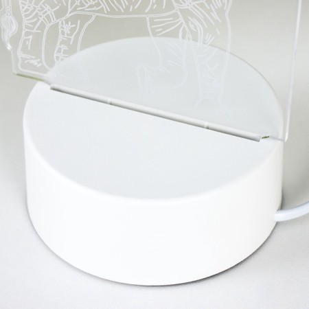 Light "Elephant" LED white 16x9.5x13 cm Risalux-8
