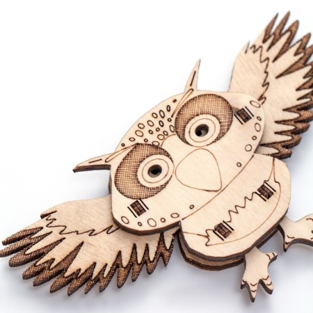 Wooden designer Drovo "Owl Uh"-5