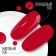 Gel nail polish, Classic Colors, 3 phase, 8ml, Led/UV, Fiery red color (123)