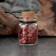 Souvenir-butter with natural stones "Red Jade", 3x2cm
