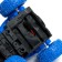 The Robbysh machine, radio -controlled, works on the battery, the color is blue