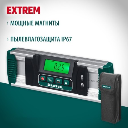 Уровень-уклонометр Kraftool EXTREM 34686, 0.05 мм/м, 0 - 360°