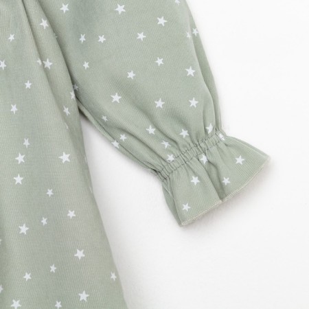 Children's dress KAFTAN "Stars", p. 36 (134-140), mint-7