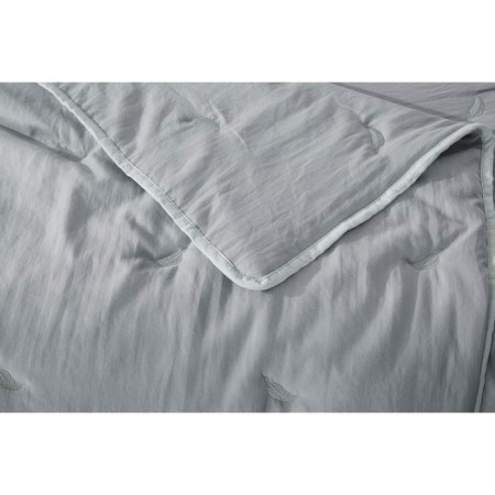 A set with a covering “Erica”, size 160x220 cm, 50x70 cm, gray color-6