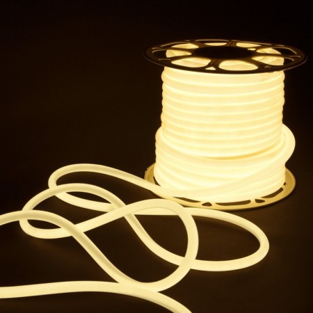 Flexible Neon Elektrostandard, IP67, 2835, 144 LED/M, 220V, round, glow of daytime white-4