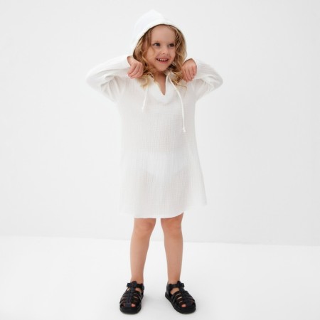Shirt (poncho) Children's minku color white, height 86-92 cm-1