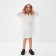 Shirt (poncho) Children's minku color white, height 86-92 cm