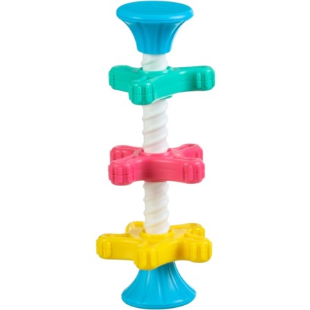 Developing toy Pyramid "Twist me" with gears, rattle, crumb I-1