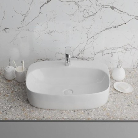 Grossman GR-3027 sink, oval, 595 x 425 mm, white-1