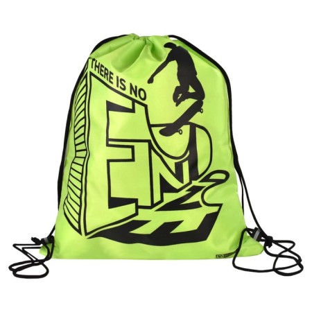 A bag for shoes 420 x 340 mm, silk -screen printing, Phoenix "Bord without borders" Green 62502