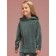 Sweatshirt for girls, height 116 cm, khaki color