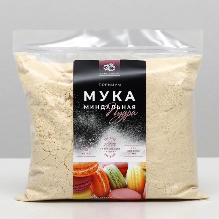 Almond flour, powder up to 100 micro. 500 g-3