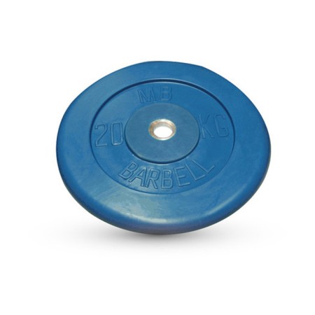 Rubbed disk d = 26 mm color 20 kg, blue color