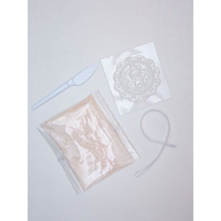 Gypsum toy "Snowflake No. 3"-2