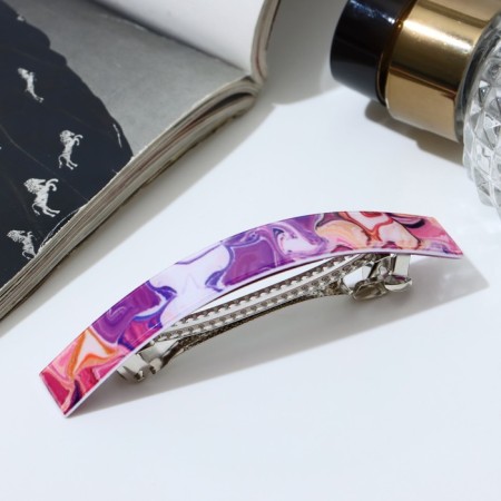 Hair hairpin "Electro" 8.3 cm, mix