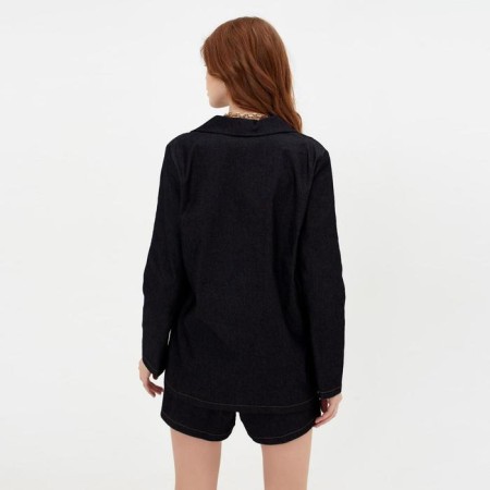 Women's costume (jacket, shorts) minku: enjoy color black, size 50-3