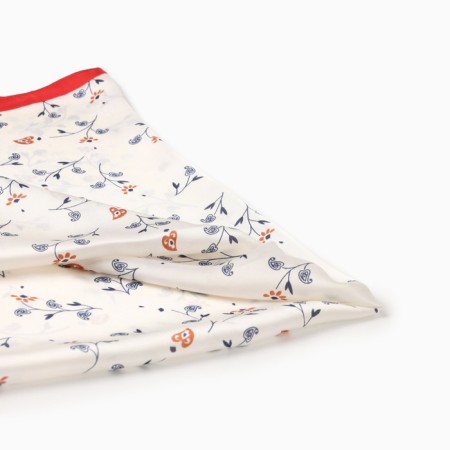 Women's scarf minku rr 70*70 cm, col. white-1