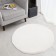Round rug Sofi de Marko Camilla, D = 150 cm, white color