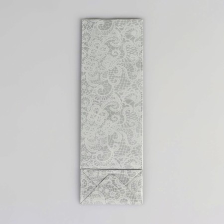 Pack Pack Package "White Lace", matte, 7 x 4 x 21 cm-1