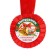 Medal on the tape for the graduation "Graduate of primary school", D = 8 cm.
