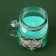 New Year's candle in a jar with a handle "Believe in a dream", fragrance spruce