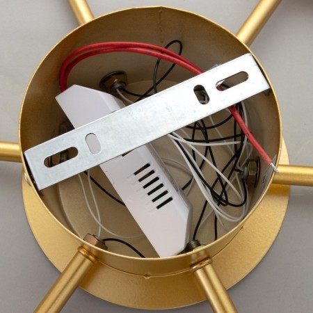 Causteen with PDU 2301/6GD LED 120W 3000-6000K gold 75x75x8 cm Bayerlux-10