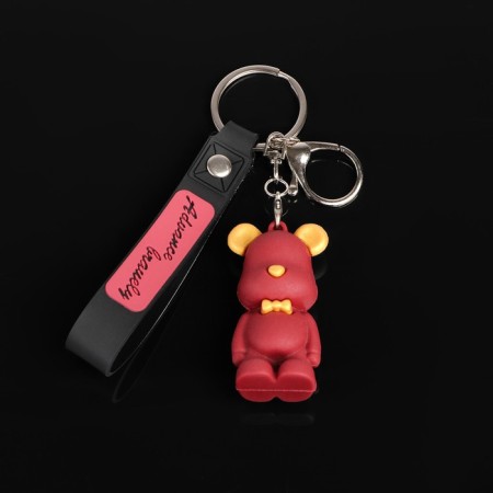 Key keychain, bear, 9.6 × 2.8 cm
