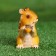 Garden figure "Squirrel with a nut" 9x5x9cm