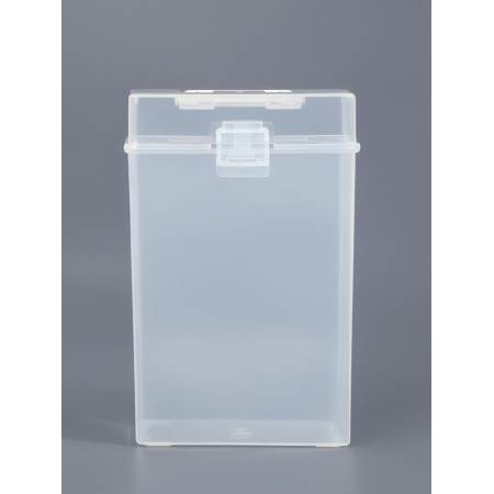 Organizer for storage, with a handle, with a lid, 16.5 × 11 × 6 cm, transparent-3
