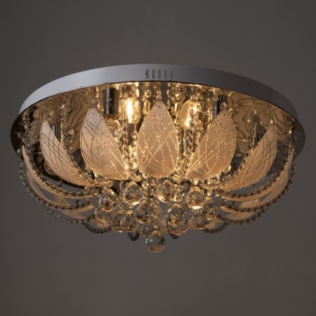 Люстра 55721/600 CR хром 8х40Вт E14 LED ПДУ 60х60х27см-3