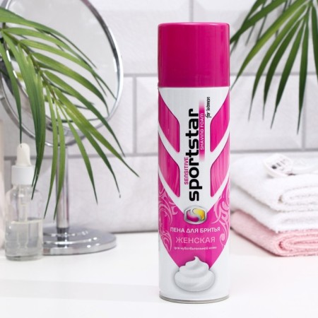 Sport Star shaving foam, for sensitive skin, 200 ml