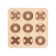 Crosses Noli wooden, board game for children, 2 players