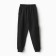 Pants for the boy are beginning, dark gray color, height 134 cm
