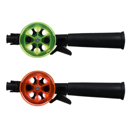 Winter fishing rod "techno" d = 55 mm, plastic handle, polycarbonate whip, mix-10