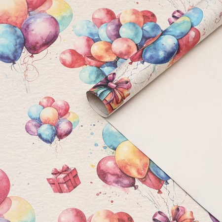 Package paper, craft "Gift", 70 x 100 cm, 1 sheet