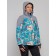 Ski jacket female winter, size 50, blue color