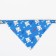 A collar with a scarf "Bright Life", 32 x 1 cm, blue